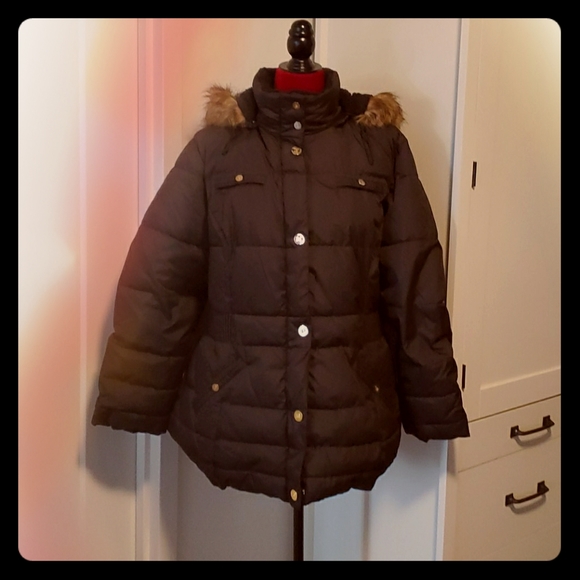 🔻Faux Fur Hood Coat Laundry by Design - Picture 3 of 8